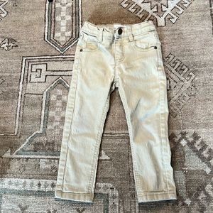 JAMIE KAY beige toddler jeans